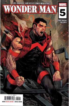 Wonder Man (4th Series) 5 published by Marvel with cover art by Marco Checchetto