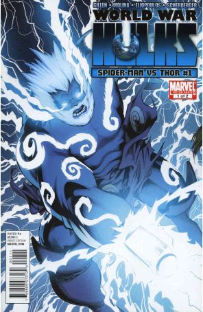World War Hulks: Spider-Man Vs. Thor 1 published by Marvel with cover art by Barry Kitson