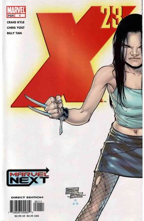 X-23 1 published by Marvel with cover art by Billy Tan