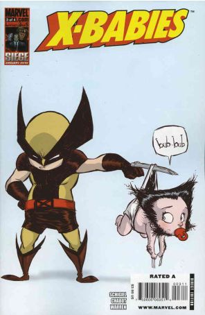 X-Babies 3 published by Marvel with cover art by Skottie Young