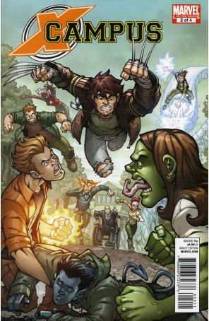 X-Campus 2 published by Marvel with cover art by Todd Nauck