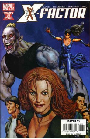 X-Factor (3rd Series) 32 published by Marvel with cover art by Glenn Fabry