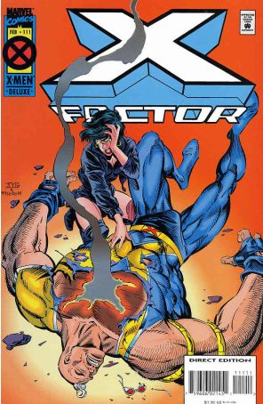X-Factor 111 Deluxe (with card) published by Marvel with cover art by Tom Grummett