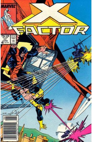 X-Factor 17 (Newsstand) published by Marvel with cover art by Walt Simonson