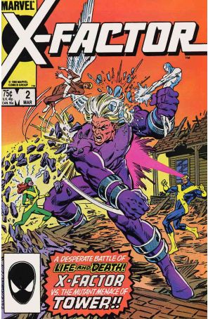 X-Factor 2 published by Marvel with cover art by Mike Zeck