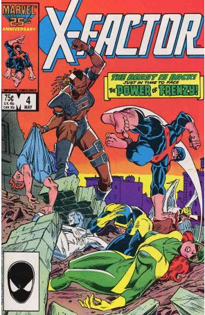 X-Factor 4 published by Marvel with cover art by Ron Frenz