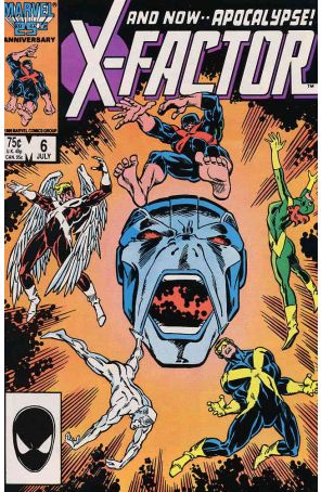 X-Factor 6 published by Marvel with cover art by Ron Frenz