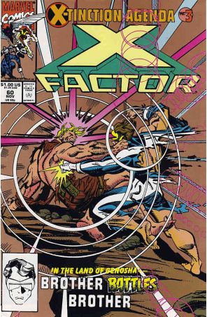 X-Factor 60 (2nd) published by Marvel with cover art by Jon Bogdanove