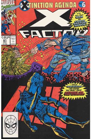 X-Factor 61 published by Marvel with cover art by Jon Bogdanove and John Caponigro
