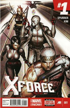 X-Force (4th Series) 1 published by Marvel with cover art by Rock-he Kim