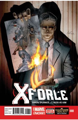 X-Force (4th Series) 8 published by Marvel with cover art by Rock-he Kim