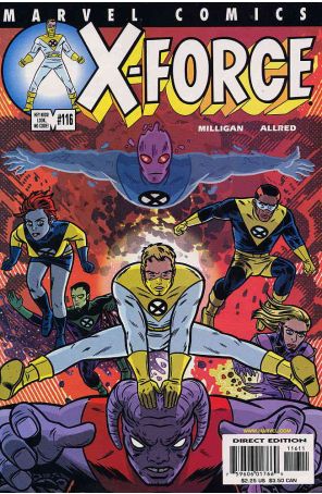 X-Force 116 published by Marvel with cover art by Mike Allred