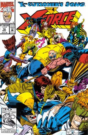 X-Force 16 published by Marvel with cover art by Greg Capullo