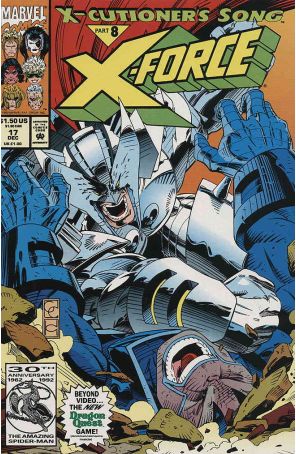 X-Force 17CS published by Marvel with cover art by Greg Capullo