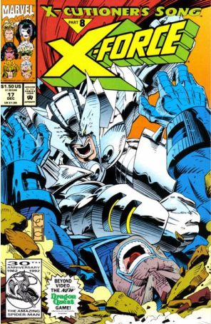 X-Force 17 published by Marvel with cover art by Greg Capullo