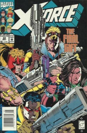 X-Force 22 (Newsstand) published by Marvel with cover art by Greg Capullo
