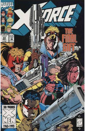 X-Force 22 published by Marvel with cover art by Greg Capullo