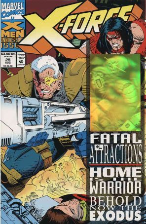 X-Force 25B published by Marvel with cover art by Greg Capullo