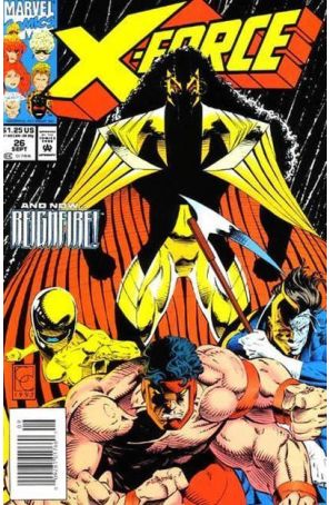 X-Force 26 (Newsstand) published by Marvel with cover art by Greg Capullo