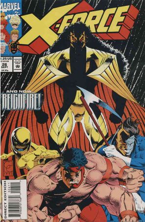 X-Force 26 published by Marvel with cover art by Greg Capullo