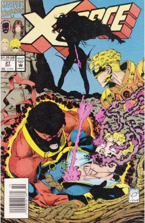 X-Force 27 (Newsstand) published by Marvel with cover art by Greg Capullo