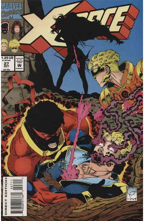 X-Force 27 published by Marvel with cover art by Greg Capullo