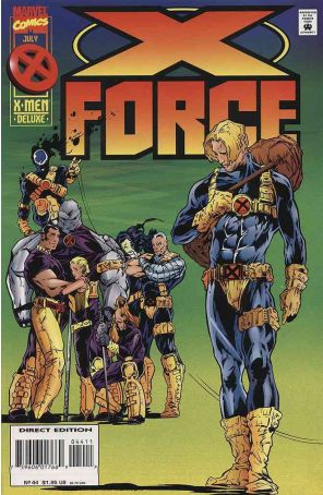 X-Force 44 Deluxe published by Marvel with cover art by Adam Pollina