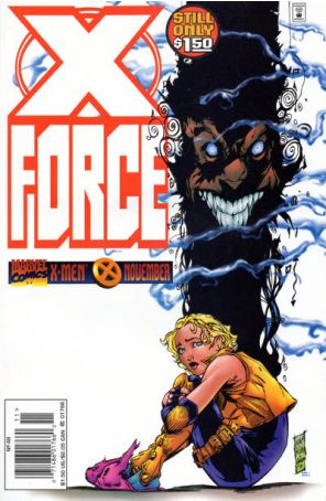X-Force 48 (Newsstand) published by Marvel with cover art by Adam Pollina