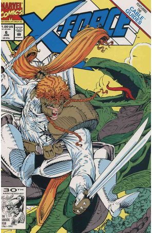 X-Force 6 published by Marvel with cover art by Rob Liefeld
