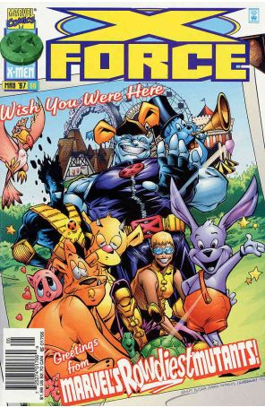 X-Force 66 (Newsstand) published by Marvel with cover art by Adam Pollina