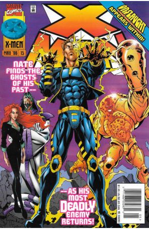 X-Man 15 (Newsstand) published by Marvel with cover art by Steve Skroce