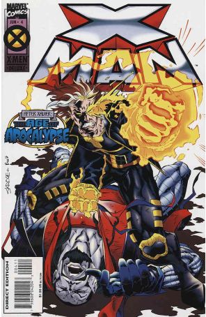X-Man 4 published by Marvel with cover art by Steve Skroce
