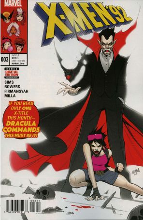 X-Men '92 (2nd Series) 3 published by Marvel with cover art by David Nakayama