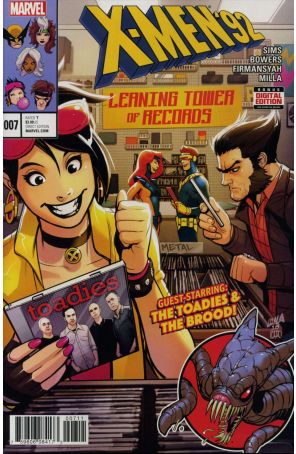 X-Men '92 (2nd Series) 7 published by Marvel with cover art by David Nakayama