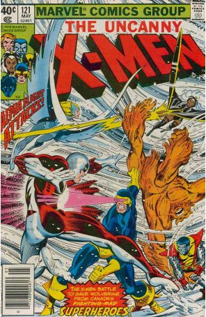 X-Men (1st Series) 121 published by Marvel with cover art by Dave Cockrum