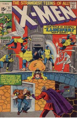 X-Men (1st series) 71 published by Marvel with cover art by Jack Kirby