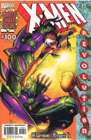 X-Men (2nd Series) 100E published by Marvel with cover art by John Romita Jr.