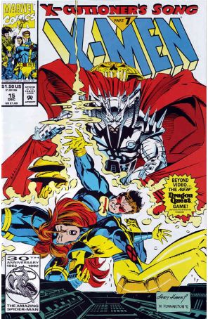 X-Men (2nd Series) 15 published by Marvel with cover art by Andy Kubert