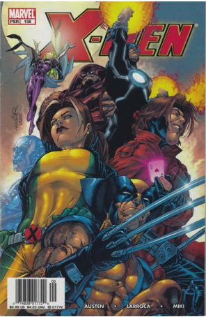 X-Men (2nd Series) 158 (Newsstand) published by Marvel with cover art by Salvador Larroca
