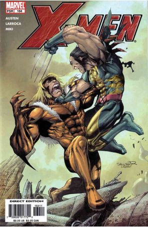 X-Men (2nd Series) 164 published by Marvel with cover art by Salvador Larroca