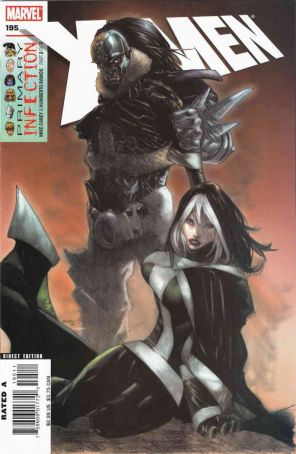 X-Men (2nd Series) 195 published by Marvel with cover art by Humberto Ramos
