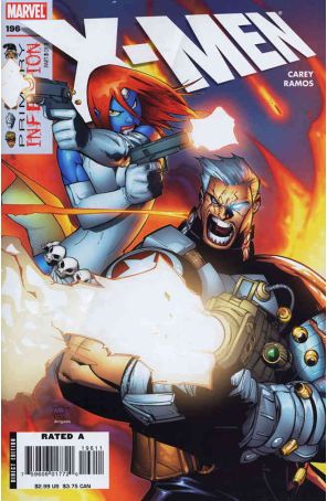 X-Men (2nd Series) 196 published by Marvel with cover art by Humberto Ramos