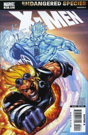 X-Men (2nd Series) 201 published by Marvel with cover art by Humberto Ramos