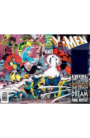 X-Men (2nd Series) 25 (Newsstand) published by Marvel with cover art by Andy Kubert