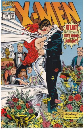 X-Men (2nd Series) 30 (Newsstand) published by Marvel with cover art by Andy Kubert