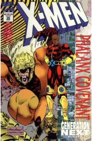 X-Men (2nd Series) 36SC (Newsstand) published by Marvel with cover art by Andy Kubert