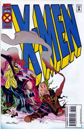X-Men (2nd Series) 39 published by Marvel with cover art by Andy Kubert