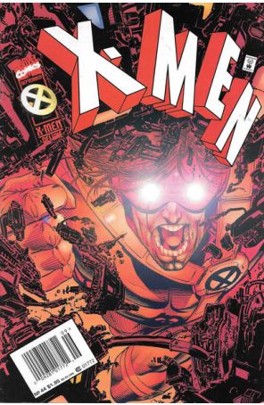 X-Men (2nd Series) 44 (Newsstand) published by Marvel with cover art by Andy Kubert