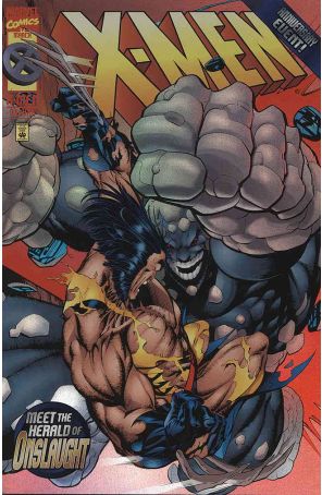 X-Men (2nd Series) 50 Gold Variant published by Marvel with cover art by Andy Kubert
