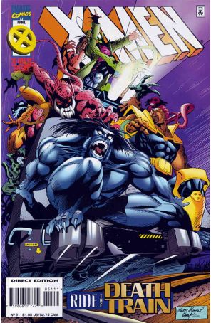 X-Men (2nd Series) 51 published by Marvel with cover art by Andy Kubert